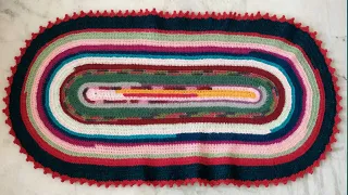 How to Crochet Mat Piece/Door Mat/Foot Mat/Decor Piece part-1@ISHIvlogs5354