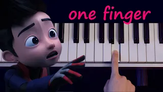 Kita Jaga Kita / Ejen Ali The Movie / one finger EASY piano tutorial (melodica tutorial)