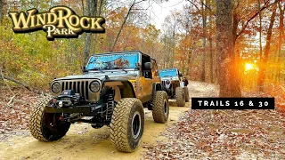 Jeeps Take On Windrock Park | Part 1 - Trails 16 & 30!