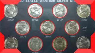 Rare Nickels To Look For: 1942-1945 Wartime Nickels 35% Silver!!! History