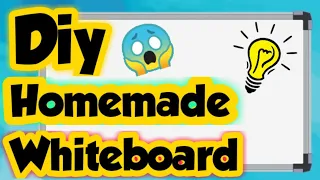 Diy Homemade Whiteboard - How to make Whiteboard at home /Whiteboard kaise banate hai/Diy craft idea