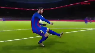 Iconic Messi recreated goal in pes