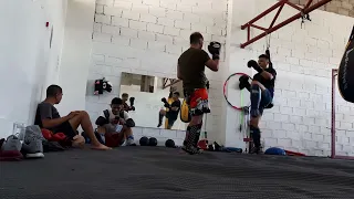 Kickboxing Sparring with Wilmer May 2021 (nut shot)