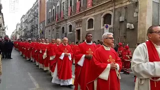 La processione liturgica per Sant'Agata 2018