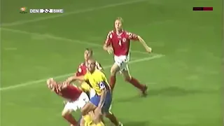 Sweden vs Denmark (2-2) Euro 2004 highlights