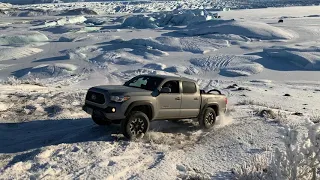 TRD Tacoma Icy Hill Climb