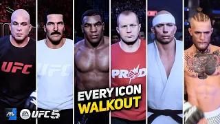 UFC 5 | Full Walkouts Of Every Legend In The Game (40 Entrances)