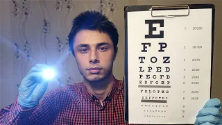 ASMR Fastest Eye Exam Ever 2 | 1 MINUTE ASMR