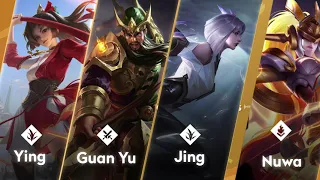 Heróis, Avante - Ep01 Ying, Guan Yu, Jing e Nuwa | Honor of Kings