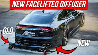 NEW KIA STINGER DIFFUSER Installation l HOW TO