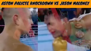 ASTON PALICTE 2 TIME KNOCKDOWN KAY JASON MALONEY WIN VIA TKO