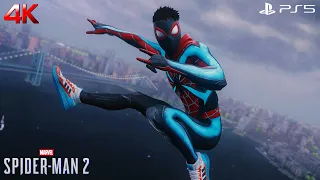 Marvel's Spider-Man 2 PS5 - Evolved Suit Free Roam Gameplay (4K)