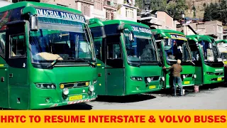 HRTC to resume inter-state and Volvo bus operations from 1st July 2021