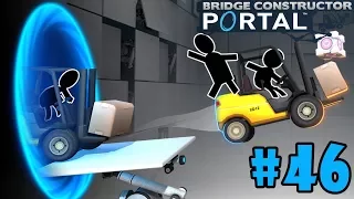 Bridge Constructor Portal - Walkthrough - Part 46 - The Braid (PC HD) [1080p60FPS]