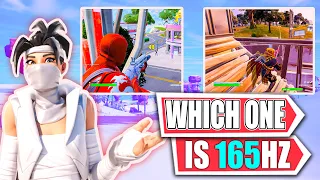 60Hz Vs 165Hz - Can You Find the difference? (Fortnite Gameplay)