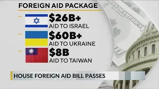 The House passes billions in aid for Ukraine and Israel after months of struggle