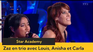 Star Academy 2022 – Zaz chante un medley avec Anisha, Louis et Carla