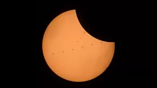 ISS Transit of the Sun during Total Solar Eclipse | Aug 21, 2017