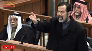 واحدة من اقوى جلسات الدجيل ٢٠٠٦/٥/٣٠ والرئيس صدام حسين يلقن القاضي درساً لن ينساه ، أرشيف العراق