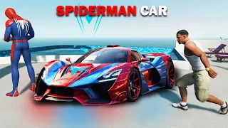 Franklin Stealing Spiderman Car in GTA 5 ! | Techerz