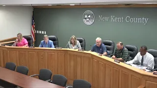 May 29, 2024 New Kent County Board of Supervisors Work Session, Continued