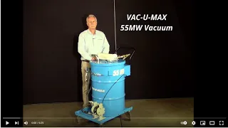 VAC-U-MAX 55MW Metal Sump Cleaner & Metal Chip Removal System