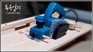 planing wide boards perfectly with electric hand planer / amazing way of planing [woodworking]