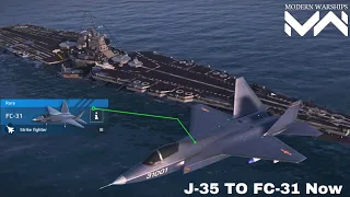 Strike Fighter Name Change: J 35 to FC-31 | Modern Warships Alpha Test