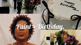 Paint + Birthday Party.