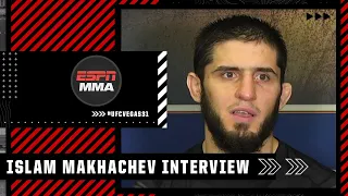 Islam Makhachev breaks down win vs. Thiago Moises, predicts next opponent | #UFCVegas31 | ESPN MMA