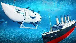 Submarine Exploring Titanic Wreck in GTA 5