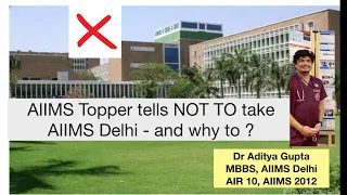 Why not to choose AIIMS Delhi by AIIMS Topper! (And why to)  #neetug #neetug2021 #aiimsdelhi  #aiims