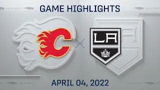NHL Highlights | Flames vs. Kings - Apr. 4, 2022
