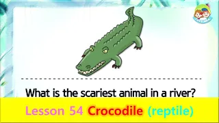 80 Animals | Unit 54 Crocodile | Reptile