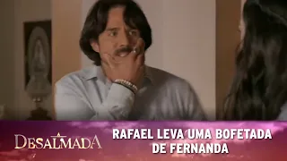 A Desalmada - Rafael leva uma bofetada de Fernanda e sai na porrada com César