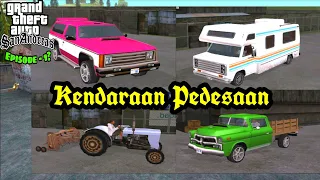 Kendaraan Pedesaan Yang Terdapat Didalam Game GTA San Andreas Episode 1 - Paijo Gaming