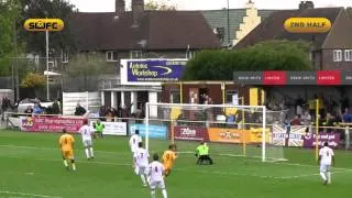 Sutton United 3 Ebbsfleet United 1 Match highlights 12/4/14