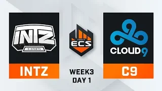 INTZ vs Cloud9  - Map 1 - Train (ECS Season 8 - Week 3 - DAY1)