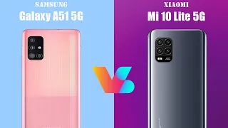 Samsung Galaxy A51 5G vs Xiaomi Mi 10 Lite 5G. Specification