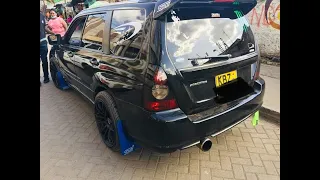 SUBARU Forester turbo ⚠️Vs Miraa Probox🚔 racing and overtaking at the Thika super highway🛣