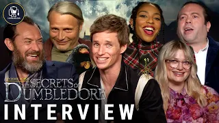 ‘Fantastic Beasts 3’ Interviews With Eddie Redmayne, Jude Law, Mads Mikkelsen & More!