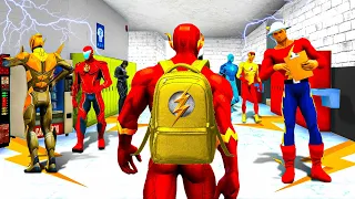 ENTRANDO PARA A ESCOLA DO FLASH NO GTA 5!!!