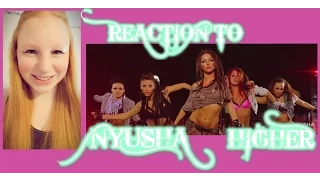 REACTION TO NYUSHA (НЮША) "Выше (HIGHER)" MUSIC VIDEO/RUSSIAN