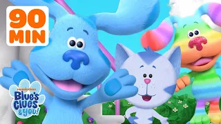 Blue's Best Friend BEST Moments! 💙 | 90 Minute Compilation | Blue's Clues & You!