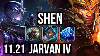 SHEN vs JARVAN IV (TOP) | Rank 3 Shen, 8/4/19, Legendary | TR Challenger | v11.21