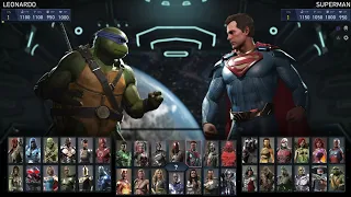 Injustice 2 - teenage mutant ninja turtles - single fight gameplay ps4 pro