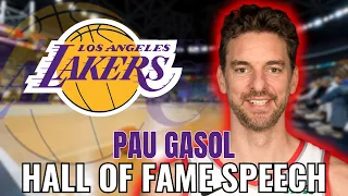 Pau Gasol's Hall of Fame Journey: From Spain to Global Icon | Basketball Legacy