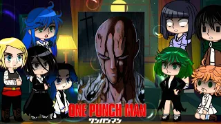 Gacha reacts saitama vs god || one punch man || gacha