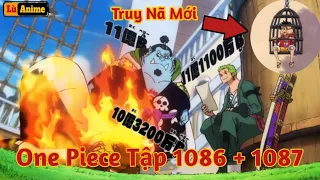 [Lù Rì Viu] One Piece Tập 1086 + 1087 Tiền Truy Nã Mới Băng Mũ Rơm  |Review one piece |Review anime