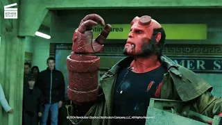 Hellboy: Subway fight HD CLIP